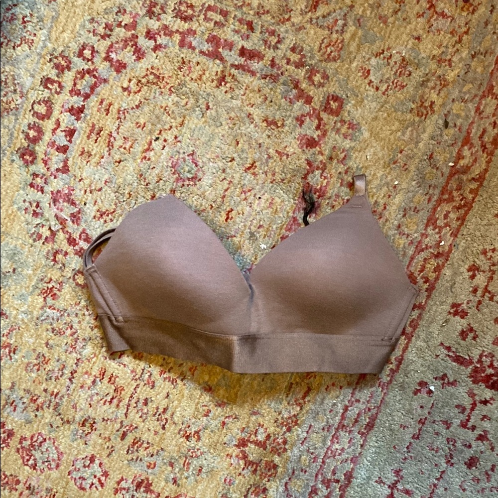 NWT Seamless Brown Bralette pink Vic secret 32b